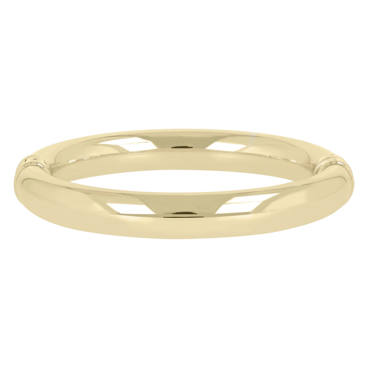 CLASSIC BANGLE WITH HINGE CLOSURE