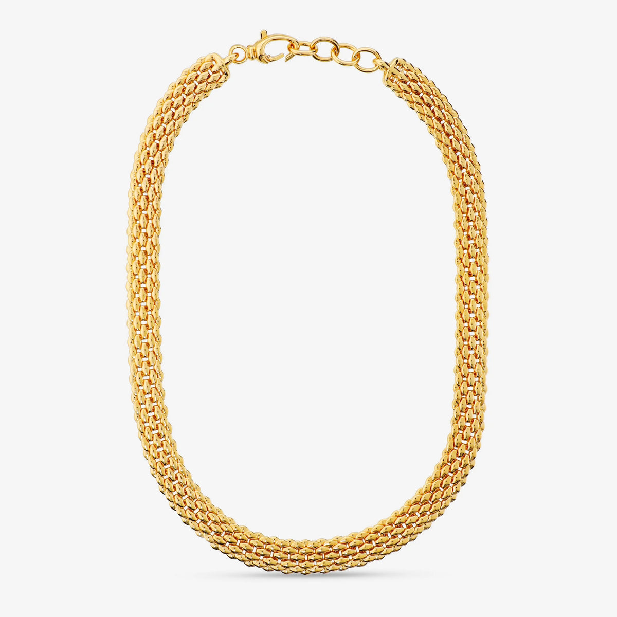 Collana Maglia Popcorn Piatta