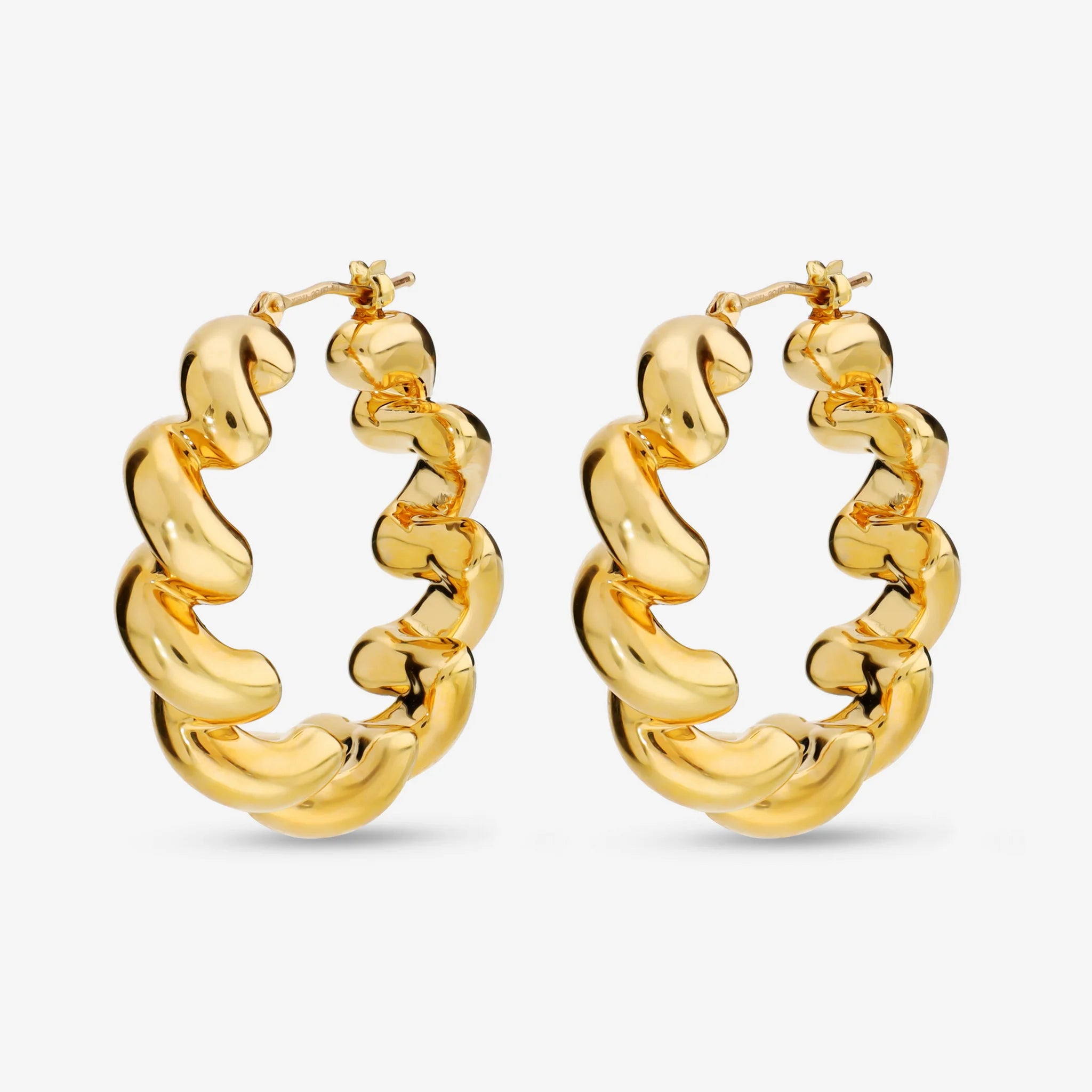 Polished San Marco Hoop Earrings