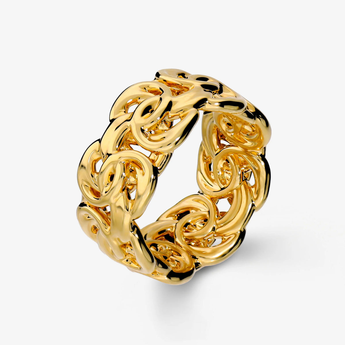 Byzantine Chain Band Ring
