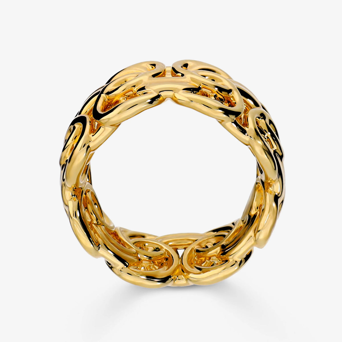 Byzantine Chain Band Ring