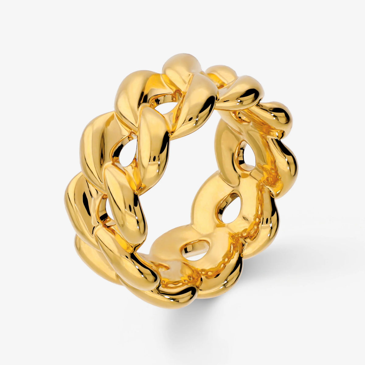 Curb Chain Band Ring