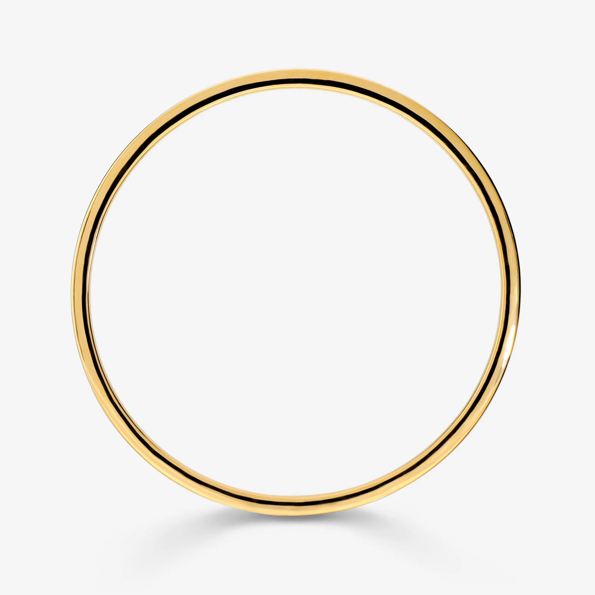 Polished Square-Profile Bangle