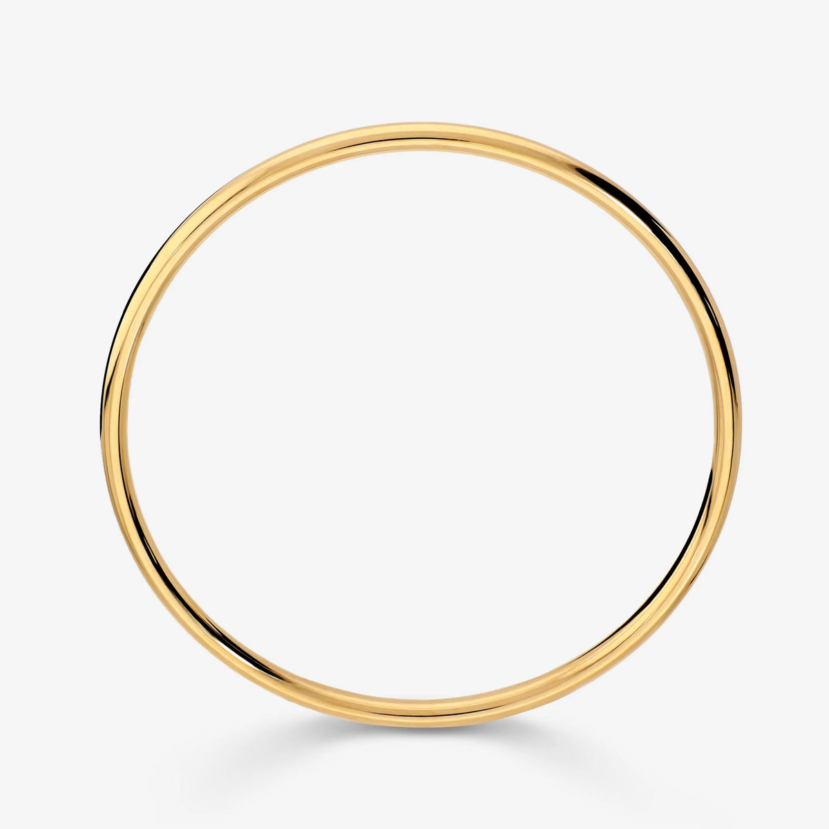 Polished Oval Tube Bangle